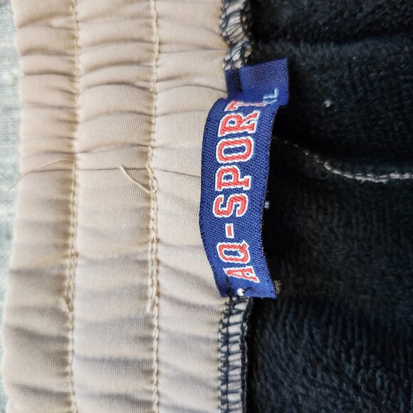 AQ SPORT Women's Extra Large Tan w/ white Stripes, Jogger Pants - Picture 8 of 9